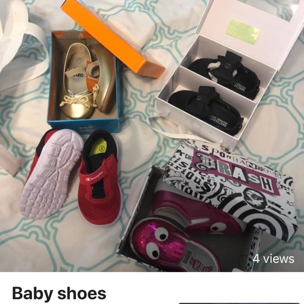 Baby shoes
$25 for all 4 pairs